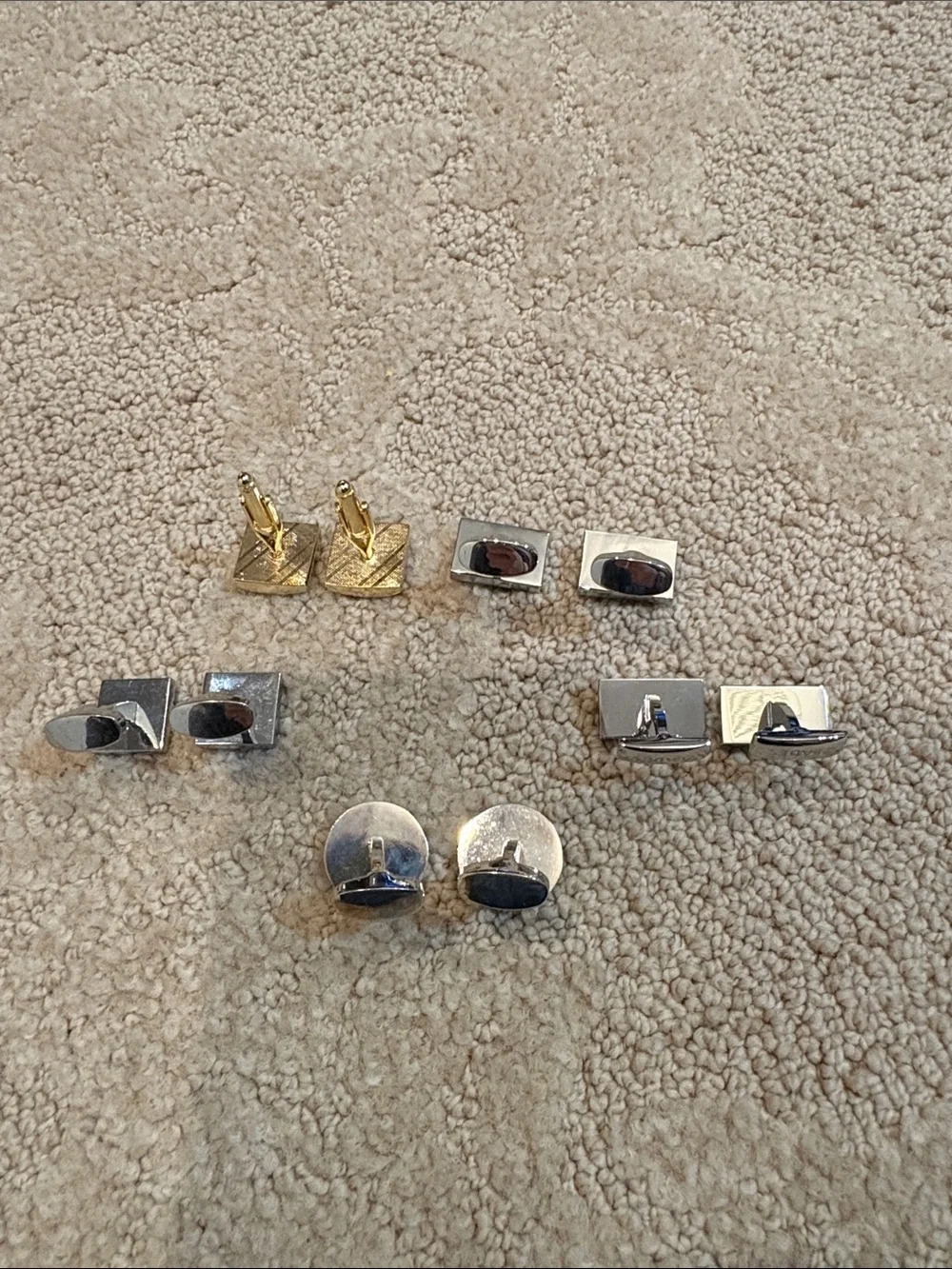Assorted Men's Cufflink lot (5 pairs)
